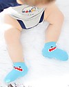 Zoocchini Grip+Easy Antislip Socks 3 Pack - Sherman the Shark Antislip Socks