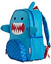 Zoocchini Kids Backpack Pals, Sherman the Shark - 33 x 26.5 x 10 cm Kindergarten Backpacks