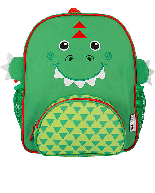 Zoocchini Kids Everyday Backpack - Devin the Dinosaur - 26 x 33 x 10 cm Kindergarten Backpacks