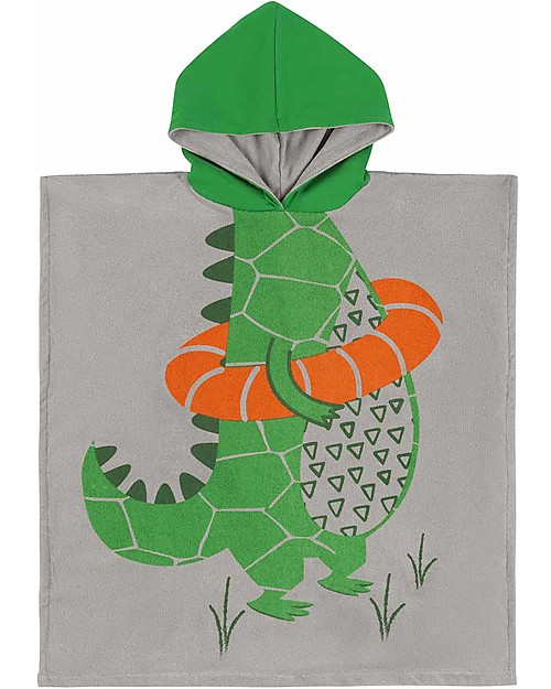 Zoocchini Kids Hooded Poncho, Aiden the Alligator (2-6 years) Towels And Flannels