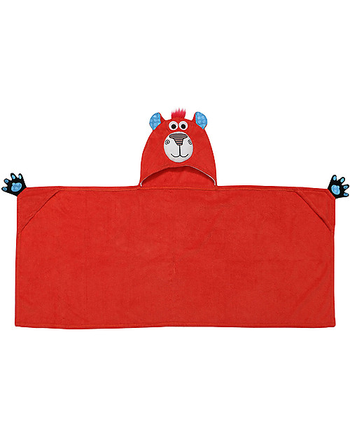 Zoocchini Kids Hooded Towel - Bear - 100% cotton Towels And Flannels
