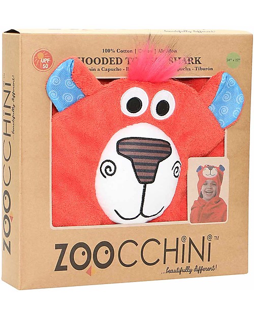 Zoocchini Kids Hooded Towel - Bear - 100% cotton Towels And Flannels