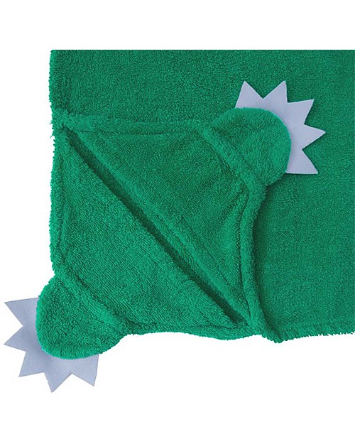 Zoocchini Kids Hooded Towel, Devin the Dinosaur - 100% cotton Towels And Flannels
