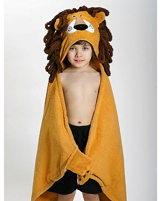 Zoocchini Kids Hooded Towel, Leo the Lion - 100% cotton Towels And Flannels