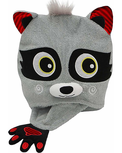 Zoocchini Kids Hooded Towel - Raccoon - 100% cotton Towels And Flannels