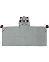 Zoocchini Kids Hooded Towel - Raccoon - 100% cotton Towels And Flannels