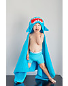 Zoocchini Kids Hooded Towel, Sherman the Shark - 100% cotton Towels And Flannels