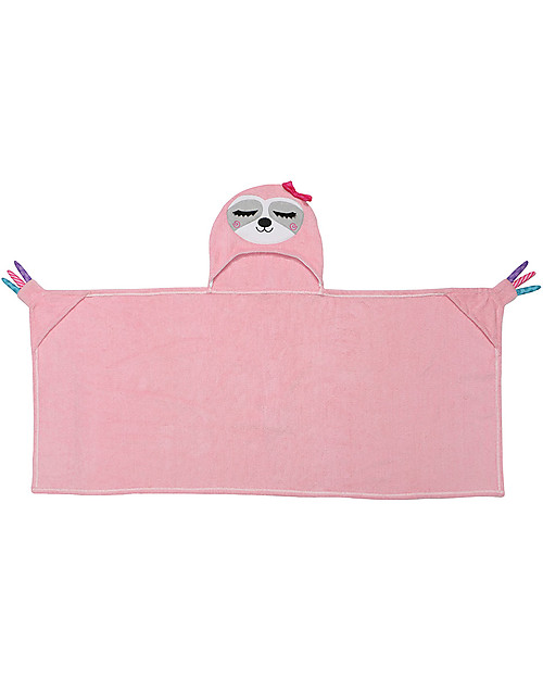 Zoocchini Kids Hooded Towel - Sloth - 100% cotton Towels And Flannels