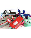 Zoocchini Printed Pencil Case for School with Zip Closure - Bear Pencil Cases
