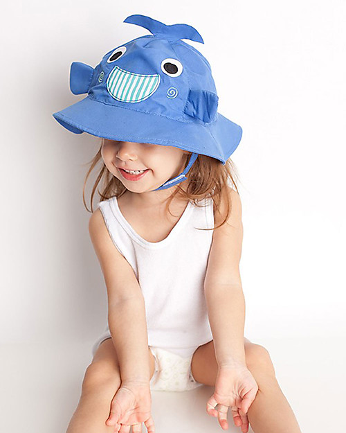 Zoocchini Sunhat UPF 50, Willie the Whale - Funny and useful! Sunhats