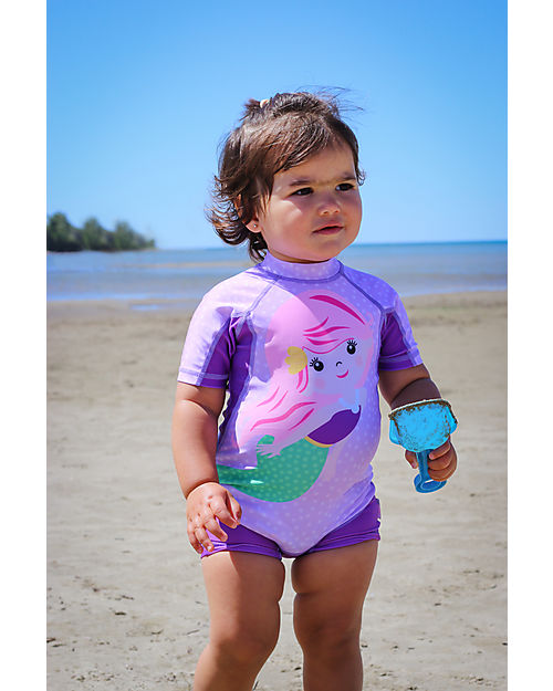 Zoocchini Surf Suit - Mermaid - UPF 50+ Uv-Safe T-shirt