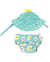 Zoocchini Swim Diaper & Sun Hat Set - Daisy - UPF 50+ Swim Diaper