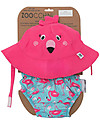 Zoocchini Swim Diaper & Sun Hat Set, Flamingo - UPF 50+ Swim Diaper
