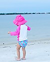 Zoocchini Swim Diaper & Sun Hat Set, Flamingo - UPF 50+ Swim Diaper