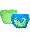 Zoocchini Swim Diaper - Aidan the Alligator - Set of 2 Swim Diaper