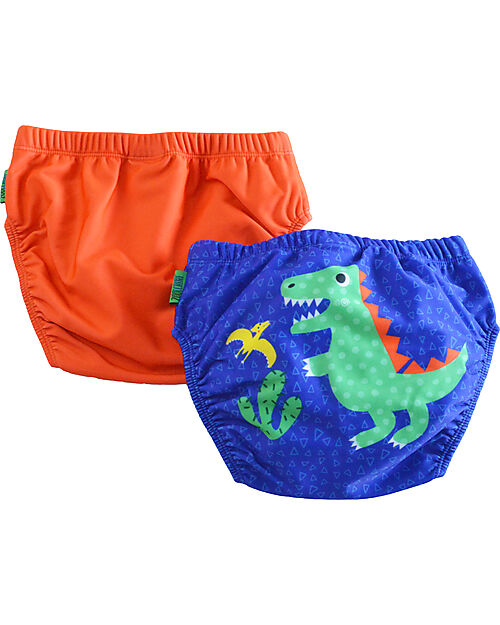 Zoocchini Swim Diaper - Devin the Dinosaur - Set of 2 Swim Diaper
