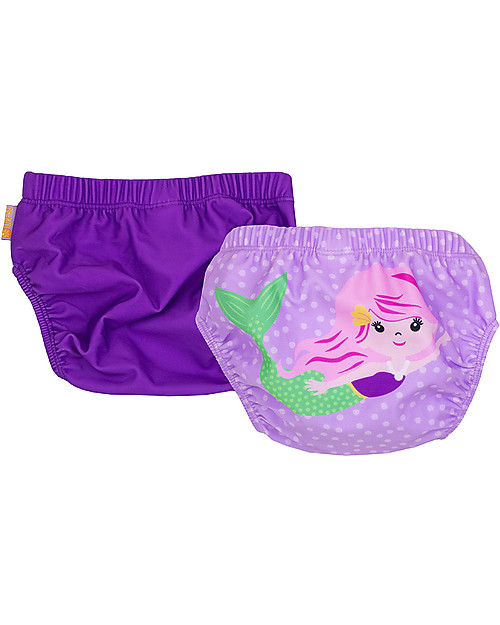 Zoocchini Swim Diaper - Mermaid - Set of 2 Swim Diaper