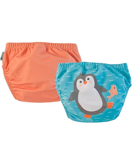 Zoocchini Swim Diaper - Parker the Penguin - Set of 2 Swim Diaper
