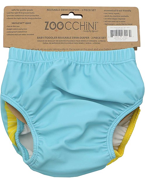 Zoocchini Swim Diaper - Seal -Set of 2 Swim Diaper