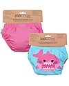 Zoocchini Swim Diaper - Sophie the Shark - Set of 2 Swim Diaper