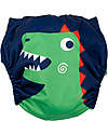 Zoocchini Washable, Pocket Diaper - Devin the Dinosaur - 2 Inserts Included - 3-16 kg Washable Nappies
