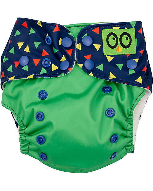 Zoocchini Washable, Pocket Diaper - Devin the Dinosaur - 2 Inserts Included - 3-16 kg Washable Nappies