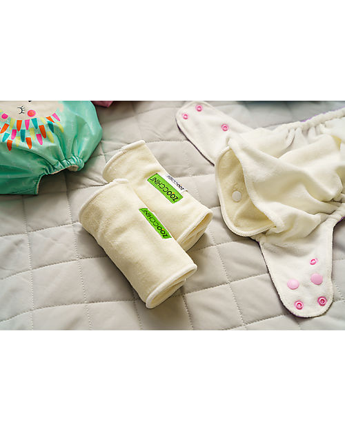 Zoocchini Washable, Pocket Diaper - Devin the Dinosaur - 2 Inserts Included - 3-16 kg Washable Nappies