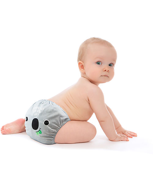 Zoocchini Washable, Pocket Diaper - Koala - 2 Inserts Included - 3-16 kg Washable Nappies