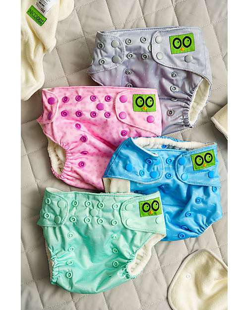 Zoocchini Washable, Pocket Diaper - Koala - 2 Inserts Included - 3-16 kg Washable Nappies