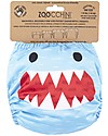Zoocchini Washable, Pocket Diaper - Shark - 2 Inserts Included - 3-16 kg Washable Nappies