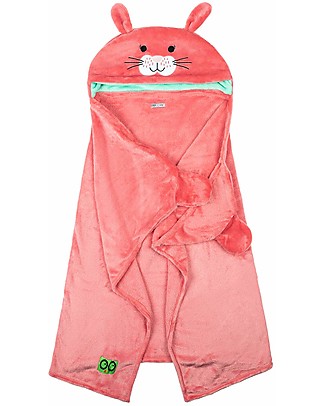 Zoocchini Wearable Hooded Blanket - Bunny Muslin Swaddle