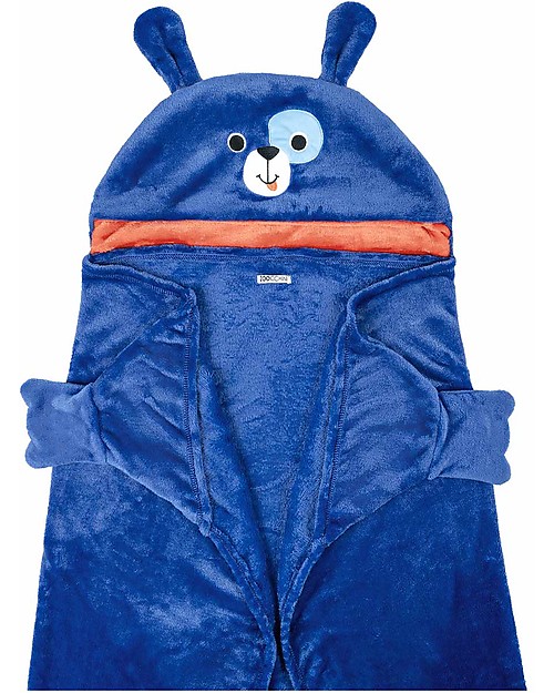 Zoocchini Wearable Hooded Blanket - Dog Muslin Swaddle