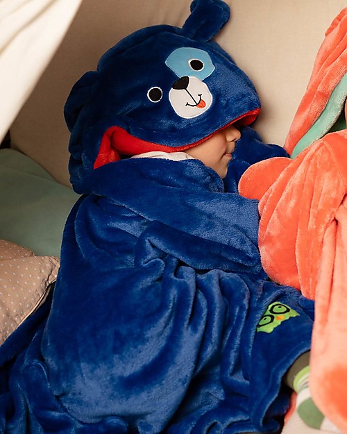Zoocchini Wearable Hooded Blanket - Dog Muslin Swaddle