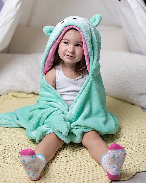 Zoocchini Wearable Hooded Blanket - Fawn Muslin Swaddle