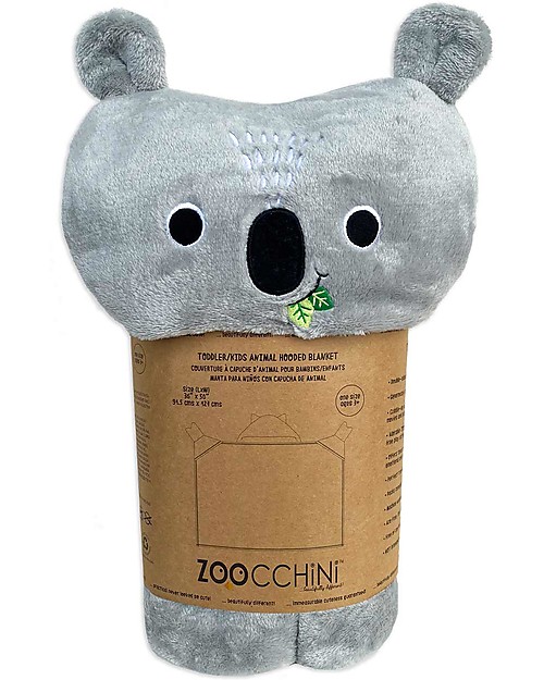 Zoocchini Wearable Hooded Blanket - Koala Muslin Swaddle
