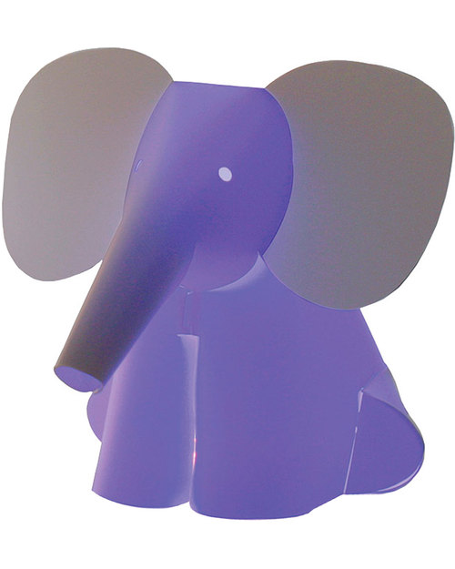 Zzzoolight Elephant Night Light - Changes Colours! Made in Italy Nightlights