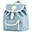 Children Backpack 25 x 26 x 25.5 cm, Light Blue - Water-resistant, real leather details Children Backpack 25 x 26 x 25.5 cm, Light Blue - Water-resistant, real leather details
