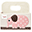 Diaper Caddy - Pink Elephant - Cotton canvas Diaper Caddy - Pink Elephant - Cotton canvas