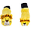 Fleece Puppet Mittens Lion, 2-6 years