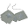Fancy Garland with Glitter Stars, Silver Grey - 2,5 metres Fancy Garland with Glitter Stars, Silver Grey - 2,5 metres
