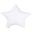 Lace Flower Star Cushion Small, White Lace Flower Star Cushion Small, White