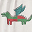 Bib with Elastic Neck Palio Collection, Red with Dragon - 100% Cotton (Perfect for Nursery) Bib with Elastic Neck Palio Collection, Red with Dragon - 100% Cotton (Perfect for Nursery)