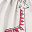 Bib with Elastic Neck Palio Collection, Red with Giraffe - 100% Cotton (Perfect for Nursery)