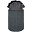 Ribbed Sleeping Bag, Anthracite, 100% Organic Cotton - 0/6 months