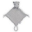 Blankie Soft Knit Hippo -17x17 cm- Light Grey Blankie Soft Knit Hippo -17x17 cm- Light Grey