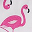 Baby Cover Up UPF 50+, Franny the Flamingo