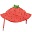 Sunhat UPF 50, Strawberry - Funny and useful!