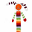 Bunny Stick Rattle - Organic Cotton, Fair Trade Bunny Stick Rattle - Organic Cotton, Fair Trade