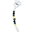 Universal Dummy Clip - Comet Baby Yellow/Grey - 100% Food Grade Silicone and Breakaway Clasp! Universal Dummy Clip - Comet Baby Yellow/Grey - 100% Food Grade Silicone and Breakaway Clasp!