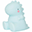Little LED Light, T-Rex - Light Blue
